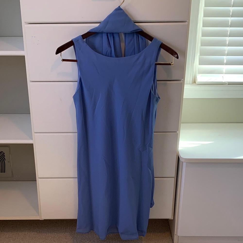 Like New Alyn Paige Blue Dress & Scarf Size 11/12